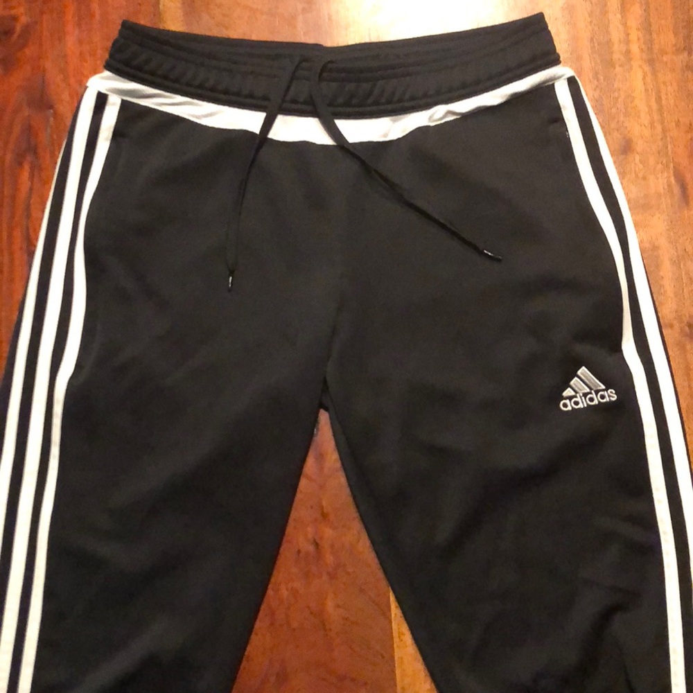 Adidas track pants, small